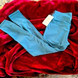 Beyond  athletica yoga pants teal green